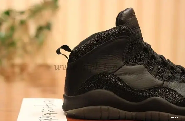 black best Air Jordan X Authentic version Ovo 0601